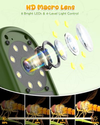 Bug Catcher for Kids,Kids Microscope,3-in-1 Insect Catching Kit for Kid - Image 4