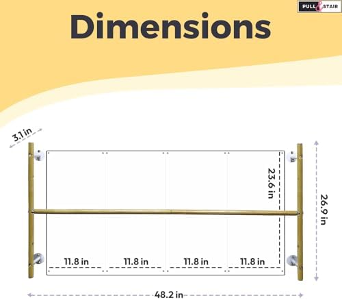 Montessori Coordination Mirror Set with 4ft Pull-Up Bar - Help Babies Build Balance, Confidence & Motor Skills | Ideal for Tummy Time, Crawling & First Steps | Safe for Home Use - Image 3