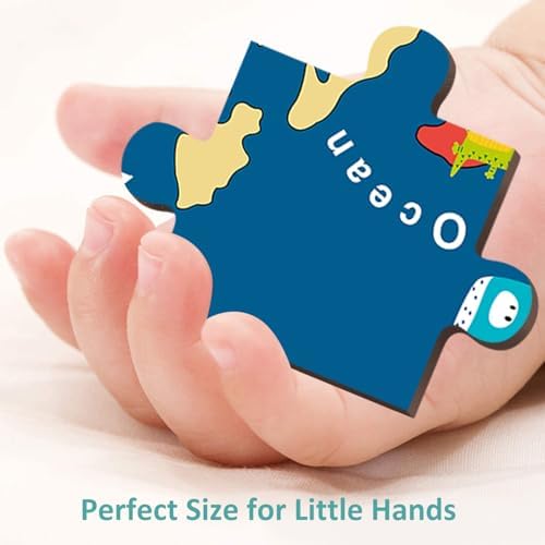 USA Map Wooden Puzzle for Kids Ages 3-5, 25 Piece - Image 4