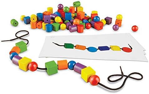 Learning Resources Beads & Pattern Cards Activity Set - Image 2