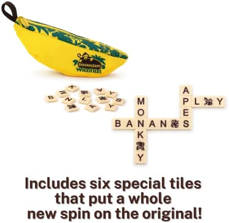 Bananagrams WildTiles Vocabulary Building and Spelling Improvement Lettered Tile Game for Ages 7 and Up - Image 3
