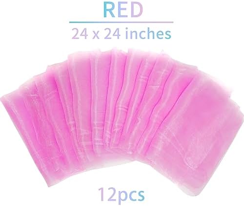 Jmkcoz 12pcs Square Juggling Silk Dance Scarves Magic Tricks Performance Props Accessories Movement Scarves Rhythm Band Scarf - Image 2
