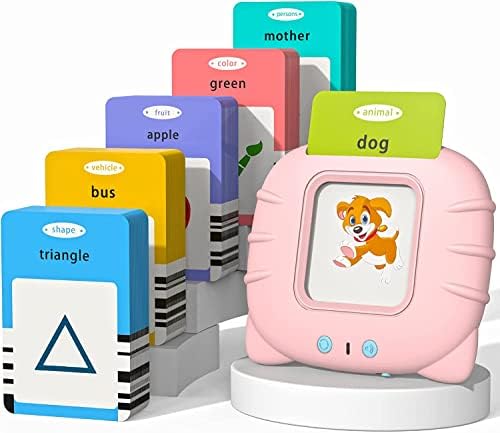 Startcan Toddler Learning Toys for 2 3 4 5 Year Old Girls, Autism Sensory Toys for Autistic Children, Speech Therapy Toys, 112 Cards - 224 Sight Words Talking Flash Cards by Startcan