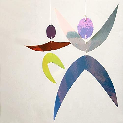 LERYDESI Dancers Mobile Assembled Montessori Classic Visual Mobile for Baby with Reflectors and Discoloration Materials Idea - Image 5