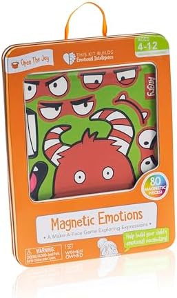 Open The Joy Magnetic Emotions Playset, Learn & Express Feelings, Ages 4+ - Image 4