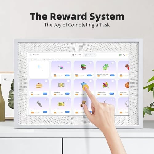 10.1" Smart Chore Chart & Visual Schedule for Kids - Digital Daily Routine Board, Neurodivergent Friendly Gamified Planner display, App Syncs w/Google Calendar, No Subscription White (Kids Desk Edition) - Image 3