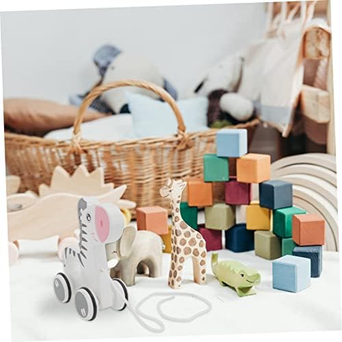 Wooden Animal Pull Along Walking Toy for Children and Babies - Image 6