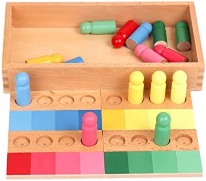 YHZAN Montessori Color Game Resemblance Sorting Task Sensorial Material Early Devlopment Toy Famlily Version by YHZAN