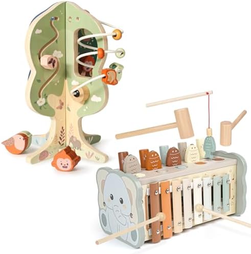 Joyreal Wooden Montessori Toys for 1 Year Old by Joyreal