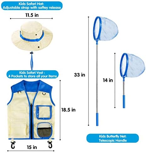 INNOCHEER Bug Catcher for Kids, Kids Explorer Kit, Kids Outdoor Toys for Toddlers 3-5, Outdoor Toys for Kids Ages 4-8, Gifts Toys for 3 4 5 6 7 8+ Year Old Boys, Outside Toys for Kids Ages 4-8 8-12 - Image 4
