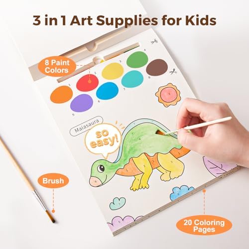 Jar Melo Paint with Water Books for Toddlers, Dinosaurs - Image 3