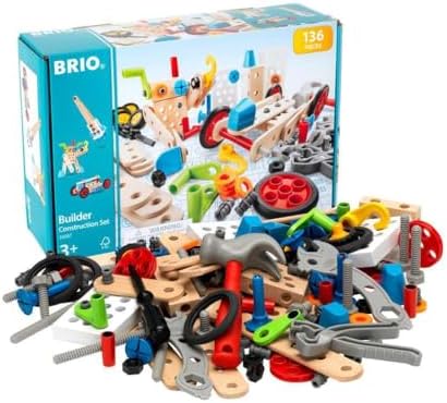 BRIO Builder 34587 Construction Set - 136-Piece STEM Toy with Wood and Plastic for Kids | Enhances Creative Skills | Safety Tested | Age 3 and Up - Image 4