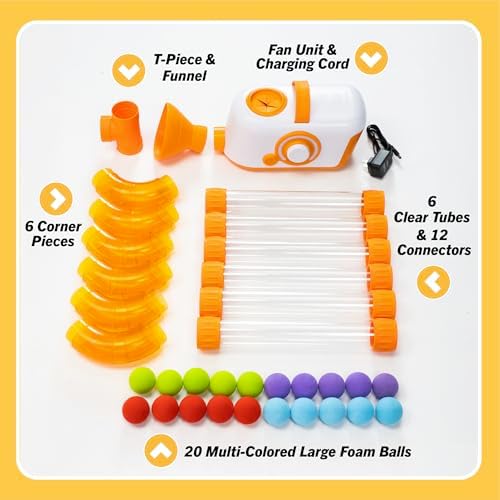 Fat Brain Toys The Original Air Toobz, Air-Powered STEM Building Toys for Kids & Teens, Kids Building Toys, STEM Toys for 3+ Year Old - Image 6
