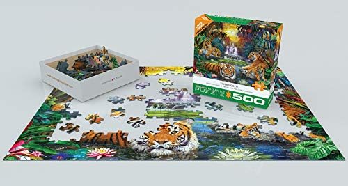 EuroGraphics 8500-5457 Tiger's Eden by Jan Patrik 500Piece Puzzle - Image 3
