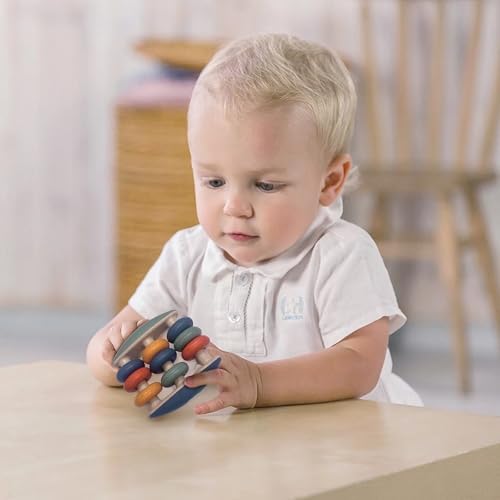 Tolo Wooden Baby Abacus Rattle | Colorful Sensory Toy for Kids - Image 2