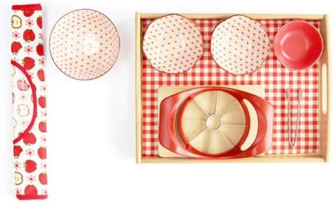 Montessori Practical Life Food Preparation Tray Set by Unknown