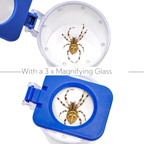 ZOOFOX 24 Pack Insect Bug Viewer, Catcher Bug Magnifying Insert Box with Colored Lids, Insect Cage Container for Science Nature Exploration Tool - Image 3