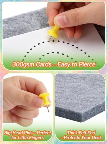 Fine Motor Toys Push Pin Activities for Kids 4 to 6 - Montessori Toys - Image 5