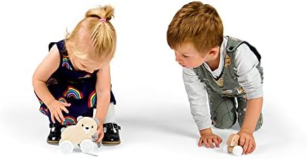 Bigjigs Toys FSC® Certified Bunny & Baby Pull Along Toy - Eco-Friendly Rabbit Pull Along with Cord & Baby Bunny Push-Along, Quality Pull Along Toys for 1 Year Olds, Wooden Baby Toys - Image 7
