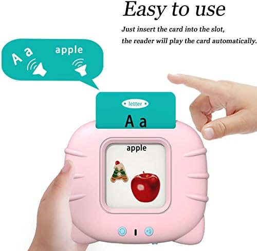 Startcan Talking Flash Cards Toys for Girls 1 2 3 4 5 6, Learn ABC, Numbers 0-100, Phrases, Objects, Adjectives, and More Dolch Sight Words,280 Cards with 560 Words/Phrases - Image 2