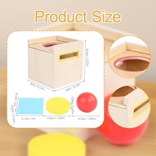 Object Permanence Box for Kids Matching Game Fine Skills Hand Eye Coordination - Image 2