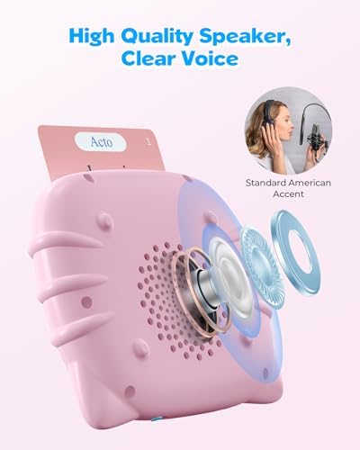 Airbition Bilingual Talking Flash Cards, 510 Words Spanish and English Pink - Image 5