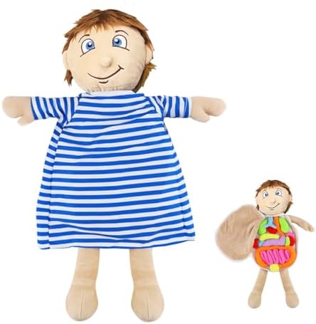 Vocheer Human Body Anatomy Toy, Montessori Preschool Educational Plush by vocheer
