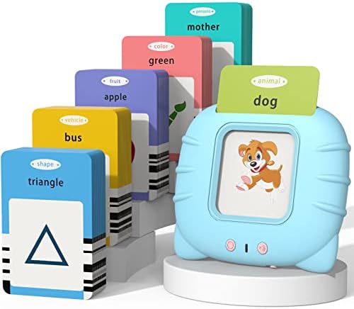 Startcan Toddler Learning Toys for 2 3 4 5 Year Old Boys and Girls, Autism Sensory Toys for Autistic Children, Speech Therapy Toys, 112 Cards - 224 Sight Words Talking Flash Cards by Startcan
