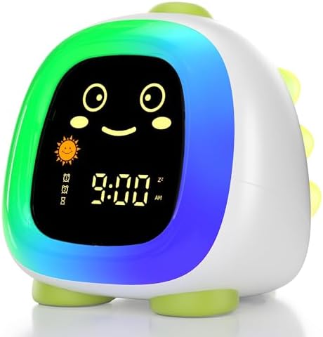 ANALOI Alarm Clock for Kids, Ok to Wake Up Sleep Training Clock for Boys by ANALOI