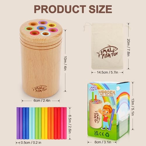 SMALL FISH Montessori Color Toys and Montessori Coin Box Bundle - Image 6