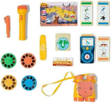 Melissa & Doug Grand Canyon National Park Hiking Gear Play Set with Photo Disk Viewer Kids Pretend Play Hiking Gear, Children's Belt and Binoculars for Girls and Boys Ages 3+ - FSC-Cer - Image 5