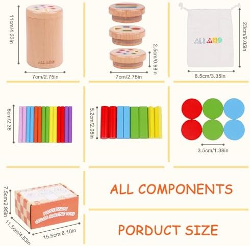 ALLABC Color Sorting Toys for Toddlers Montessori Toys for 1 2 3 Year Old - Image 5