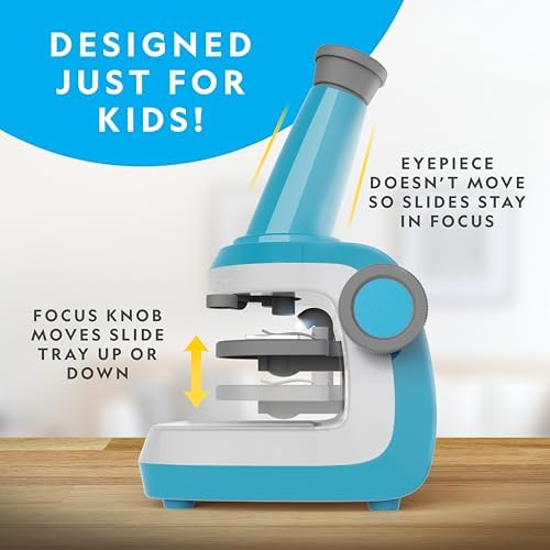 National Geographic Microscope for Kids with Up to 400x Magnification - Image 3