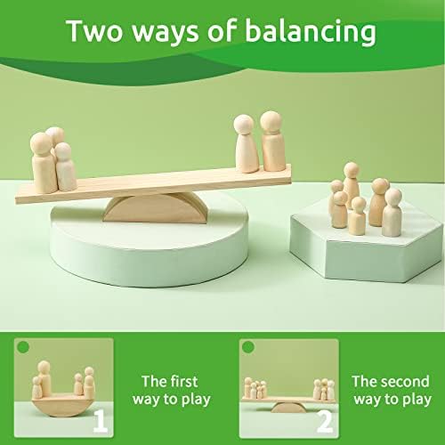 Wooden Math Counting Toy Montessori Learning Game for Kids 3+ - Image 4