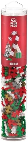 PLUS PLUS 240 Piece Holiday Mix - Mini Waffle Blocks, Classroom Must Haves - Image 4