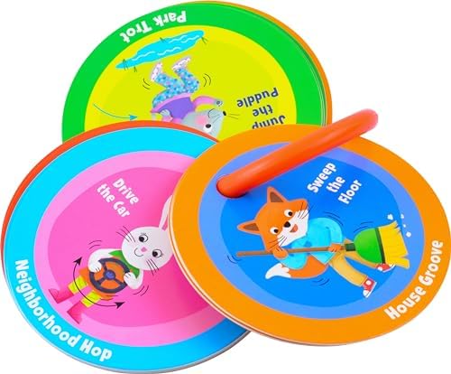 MOLLYBEE KIDS Preschool Dance Party Cards Everyday Moves, Gifts for Ages 3+, Toddler Travel Game and Activity - Image 4