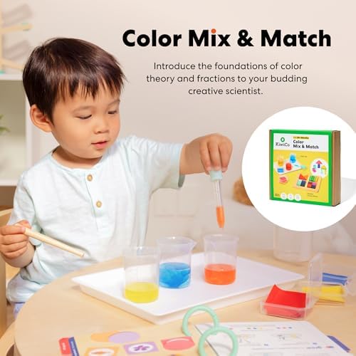 KiwiCo Preschool Learning Bundle – Color Mix & Match + Number Play Kits, Early Math & Color Recognition Activity Set, Hands-On Preschool Learning Toys, Toddler Learning Gift Ages 2+ - Image 2