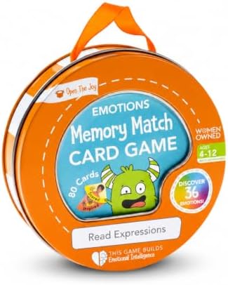 Open The Joy Emotions Memory Match Game – Kids SEL Card Game Tin by OpenTheJoy