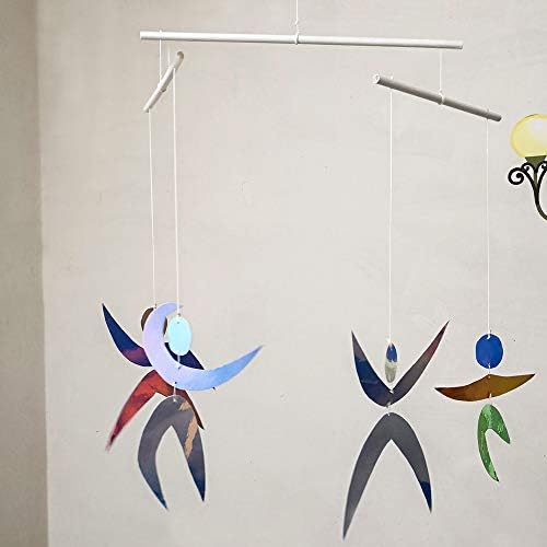 LERYDESI Dancers Mobile Assembled Montessori Classic Visual Mobile for Baby with Reflectors and Discoloration Materials Idea - Image 4