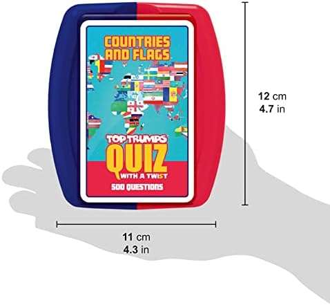 Top Trumps Countries and Flags: Quiz Games - Trivia Quiz - Kids Games for Learning - Great Travel Games and Road Trip Games - Trivia Outdoor Games - Family Games for Kids and Adults 2+ Players - Image 3