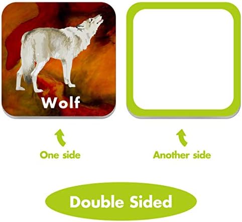 36 Pair Animal Matching Game Flash Cards Erasable (Each Measures 2” X 2”) - Image 2