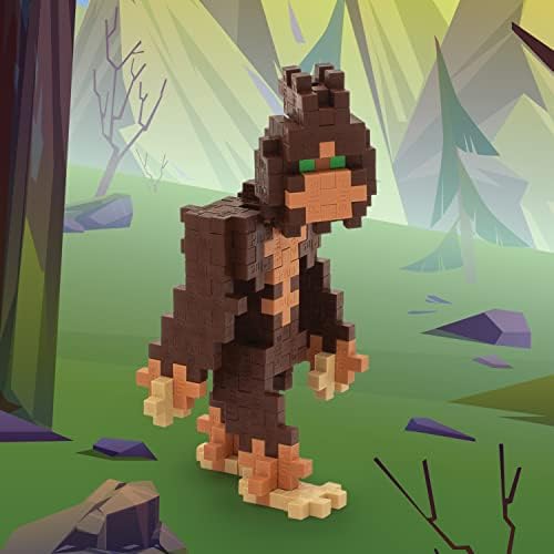 PLUS PLUS Bigfoot - 3D Puzzle Fantasy Figures Building Block Set Tube, Mini Interlocking Pieces - Fun Stem Toys for Kids - Image 2