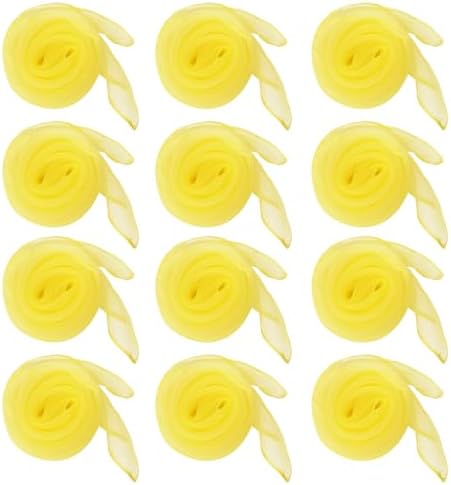 Jmkcoz 12pcs Square Juggling Silk Dance Scarves Magic Tricks Performance Props Accessories Movement Scarves Rhythm Band Scarf - Image 6