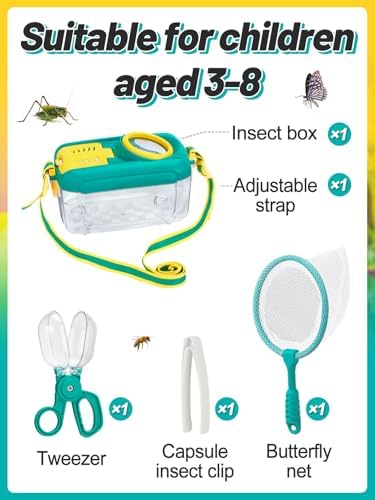 Biubee Bug Catcher for Kids, Bug Catching Kit Gifts with Butterfly Net Toys - Image 6