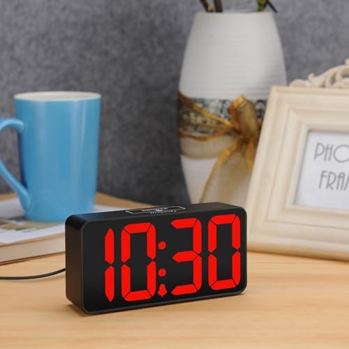 DreamSky Small Digital Alarm Clock for Bedroom with Large Big Numbers - Image 5