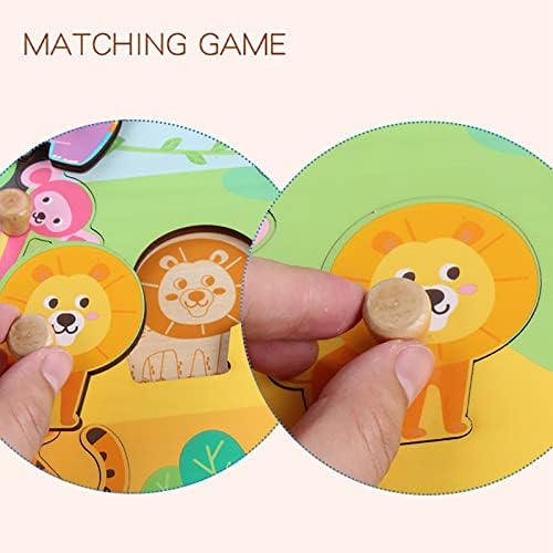 Wooden Peg Puzzles for Toddlers 1-3 - Montessori Educational Learning Puzzle Toys for Baby Gifts - Image 5