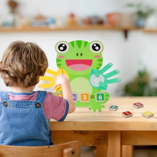 Preschool Learning Toys for Toddlers 3-5, Wooden Finger Counting Toys - Image 4