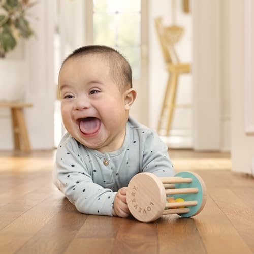 Lovevery, Montessori Rolling Rattle, Baby Rattle Starting at 12 Weeks - Image 3