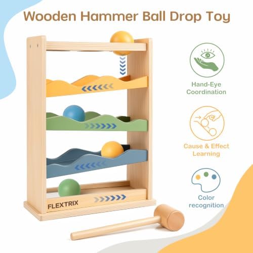 Montessori Ball Drop Toys for 1 2 Year Old Boy Girls Birthday Gifts - Image 3