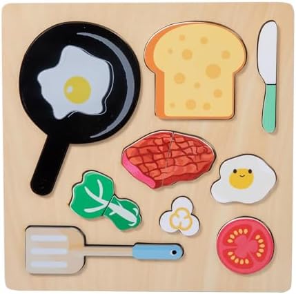 Adena Montessori Wooden Play Food Set, 3+ by AdenaMontessori